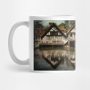 Boathouses at Goring on Thames Mug